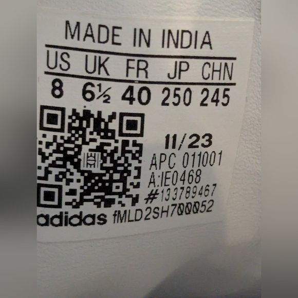 Adidas Stan Smith Women's Leather sneakers White and Pink, Size 8 New In Box - Picture 7 of 16